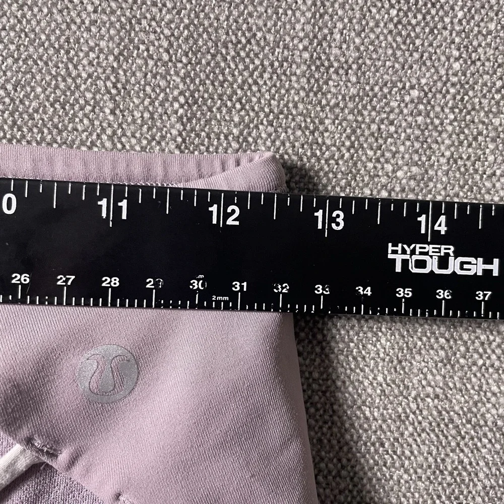Lululemon Free To Be Sports Bra Womens 8 Purple Ribbed Yoga Crisscross Straps - Picture 7 of 8